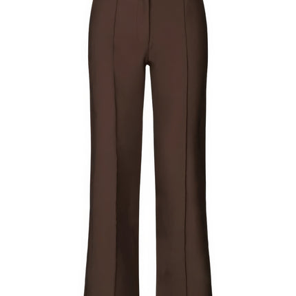 Wijde Broek Dames Zwart - Dubbele Tailleband - Stijlvol & Comfortabel - Geschikt Voor Werk & Vrije Tijd - Perfect Voor Elke Gelegenheid | Regular Fit - Bewegingsvrijheid & Langer Draagcomfort | Essentiële Mode Basics