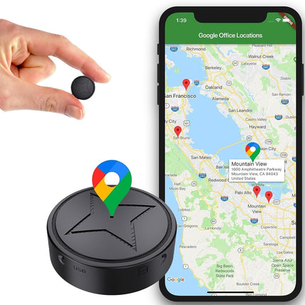 UltraTrack GPS Tracker | Magnetisch en Waterdicht | Realtime Locatie-updates | Wereldwijde Dekking | Sterke Bevestiging | Veiligheid voor Voertuigen & Waardevolle Spullen | Compact en Duurzaam Design | Eenvoudige Installatie