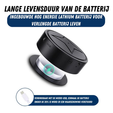UltraTrack GPS Tracker | Magnetisch en Waterdicht | Realtime Locatie-updates | Wereldwijde Dekking | Sterke Bevestiging | Veiligheid voor Voertuigen & Waardevolle Spullen | Compact en Duurzaam Design | Eenvoudige Installatie