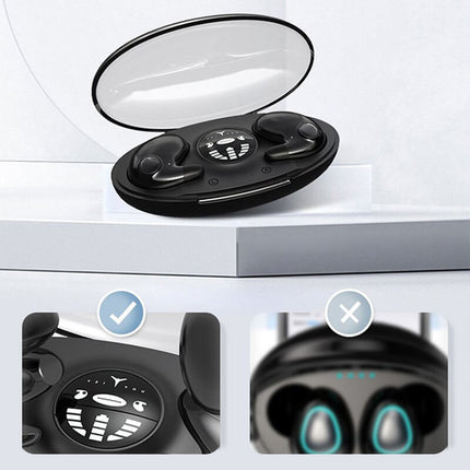 Draadloze Bluetooth Oordopjes IPX5 Waterdicht | Ultralicht en Comfortabel | Actieve Ruisonderdrukking | 24U Batterijduur | Snelle Bluetooth 5.3 Verbinding | Ideaal Voor Slapen en Langdurig Comfort | Ingebouwde Microfoon | Compatibel Met Alle Apparaten