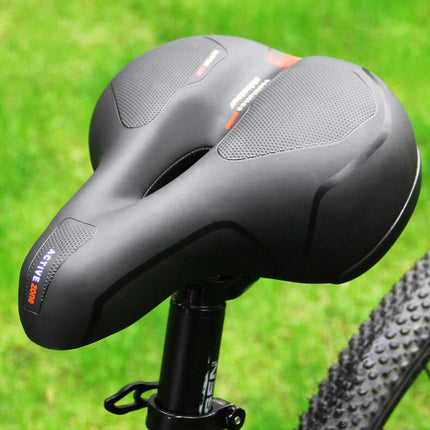 CLOUDCOMFORT PRO Zadel | Ergonomisch Fietszadel met Verlichting | Pijnvrij en Comfortabel | Schokabsorberend & Ademend | Duurzaam en Weerbestendig | Ideaal voor Lange Afstanden| Unisex| Premium Fietsaccessoire | Zacht Materialen