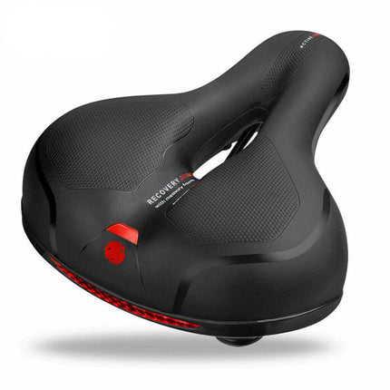 CLOUDCOMFORT PRO Zadel | Ergonomisch Fietszadel met Verlichting | Pijnvrij en Comfortabel | Schokabsorberend & Ademend | Duurzaam en Weerbestendig | Ideaal voor Lange Afstanden| Unisex| Premium Fietsaccessoire | Zacht Materialen