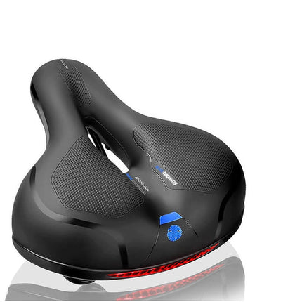 CLOUDCOMFORT PRO Zadel | Ergonomisch Fietszadel met Verlichting | Pijnvrij en Comfortabel | Schokabsorberend & Ademend | Duurzaam en Weerbestendig | Ideaal voor Lange Afstanden| Unisex| Premium Fietsaccessoire | Zacht Materialen