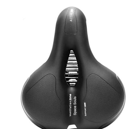 CLOUDCOMFORT PRO Zadel | Ergonomisch Fietszadel met Verlichting | Pijnvrij en Comfortabel | Schokabsorberend & Ademend | Duurzaam en Weerbestendig | Ideaal voor Lange Afstanden| Unisex| Premium Fietsaccessoire | Zacht Materialen